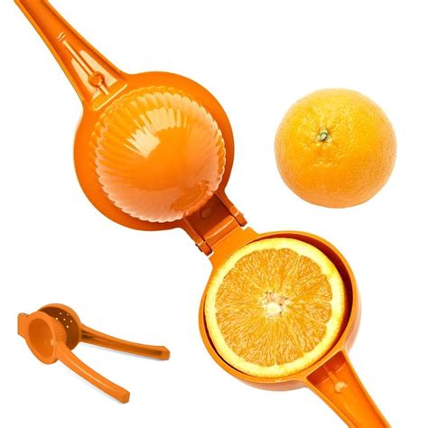 hand held orange juicer